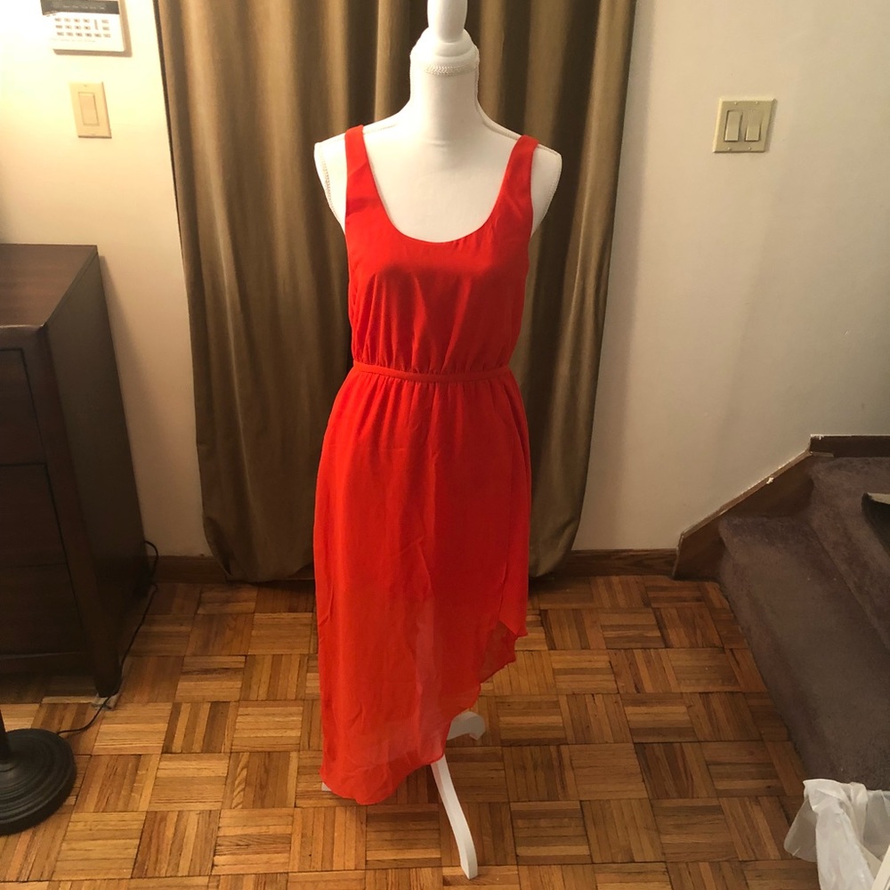 Silence + Noise Urban Outfitters red/ orange dress